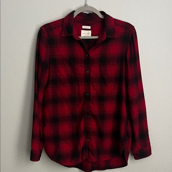 American Eagle Outfitters Plaid Button-Down Shirt - Picture 1 of 5